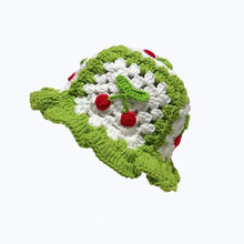 Load image into Gallery viewer, Cherry Granny Square Bucket Hat