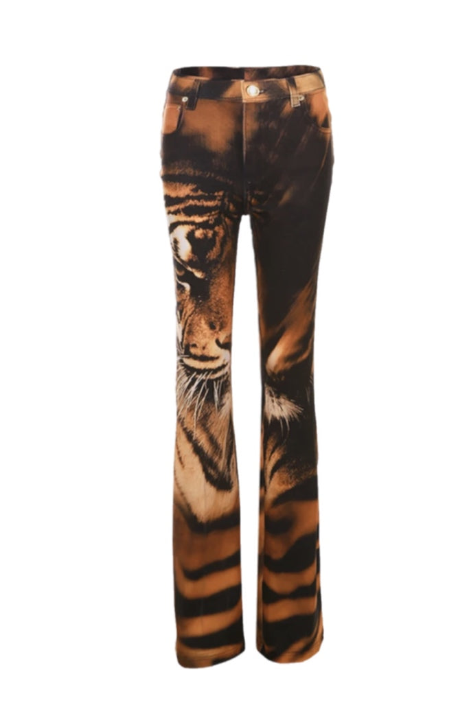 Tiger Eye Printed Pants